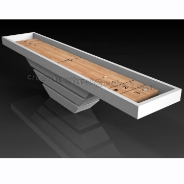 12 Fuß hochwertiger Massivholz -Shuffleboard -Tisch