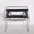 Marcel Breuer silla de cuero clásica silla wassily