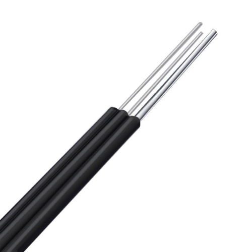 6 core fiber optic cable 2 core ftth flat fiber drop wire cable price Supplier