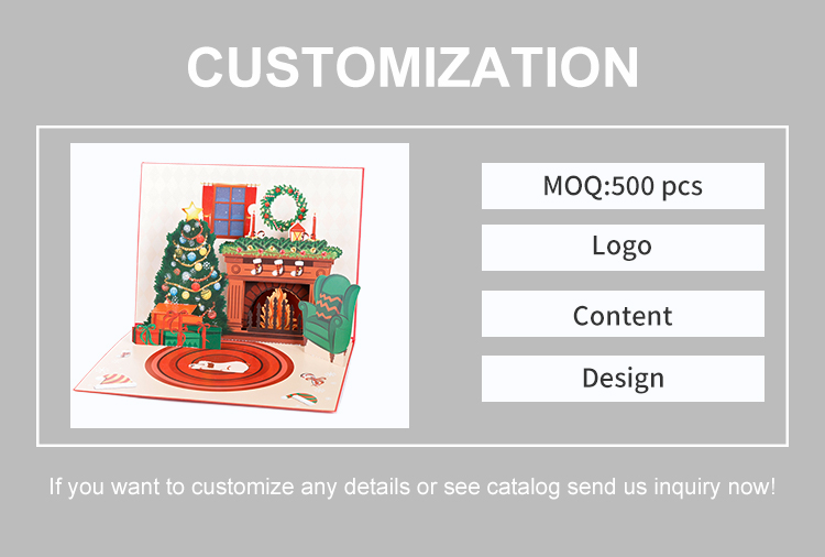 Christmas Fireplace Card