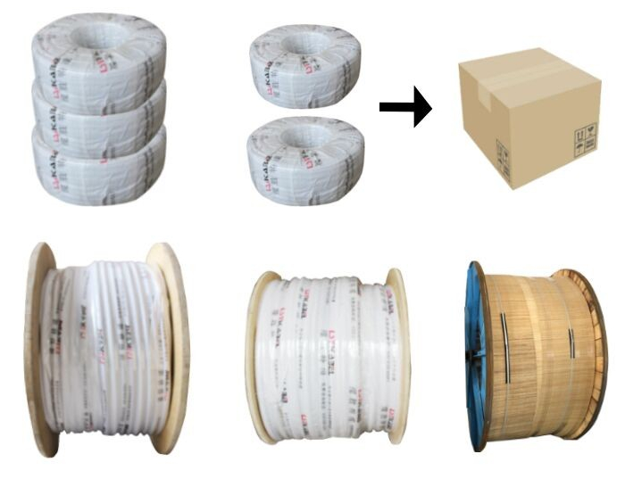 Flat crane cable reels for gantry overhead crane