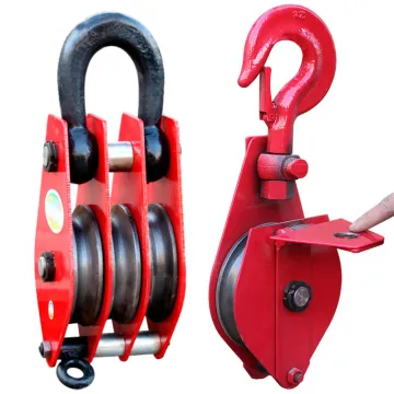 Alloy Steel Triple Hook Pulley Block - Best Selling 0.5t-5t Wire Rope Pulley Block