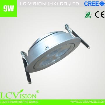 LED lighting / 9W CREE LED Down light / Dimming / Adjustable / 450 lm