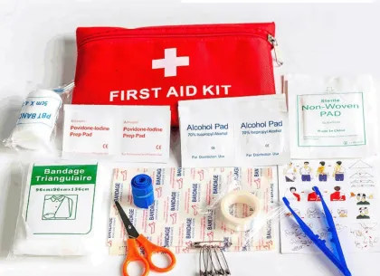13PCS Auto Emergency First Aid Kit: SOS Repair & First Aid Bag with Medical Supplies