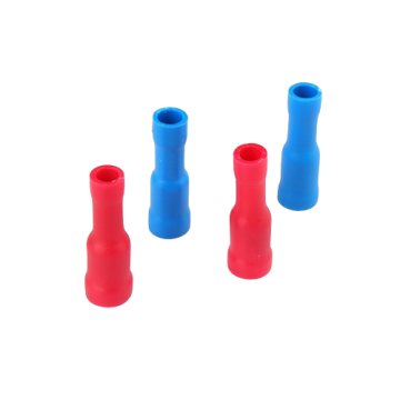 High End Crimp Insulated Bullet Terminal - Fully Insulated Male Connector