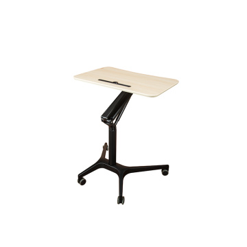 Modern Reception Desk Single Leg Table Movable Lifting Office Computer Desk Supplier