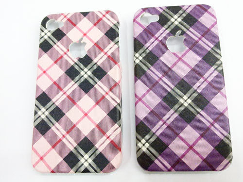 New Arrial Checked Colorful Cases Covers For Iphone4 / 4s