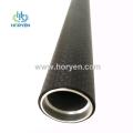 Carbon Fiber Round Tube OEM carbon fiber tube connector with metal parts Supplier