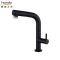 Single-handle Brass Black nga pullout kitchen sink mixer tap