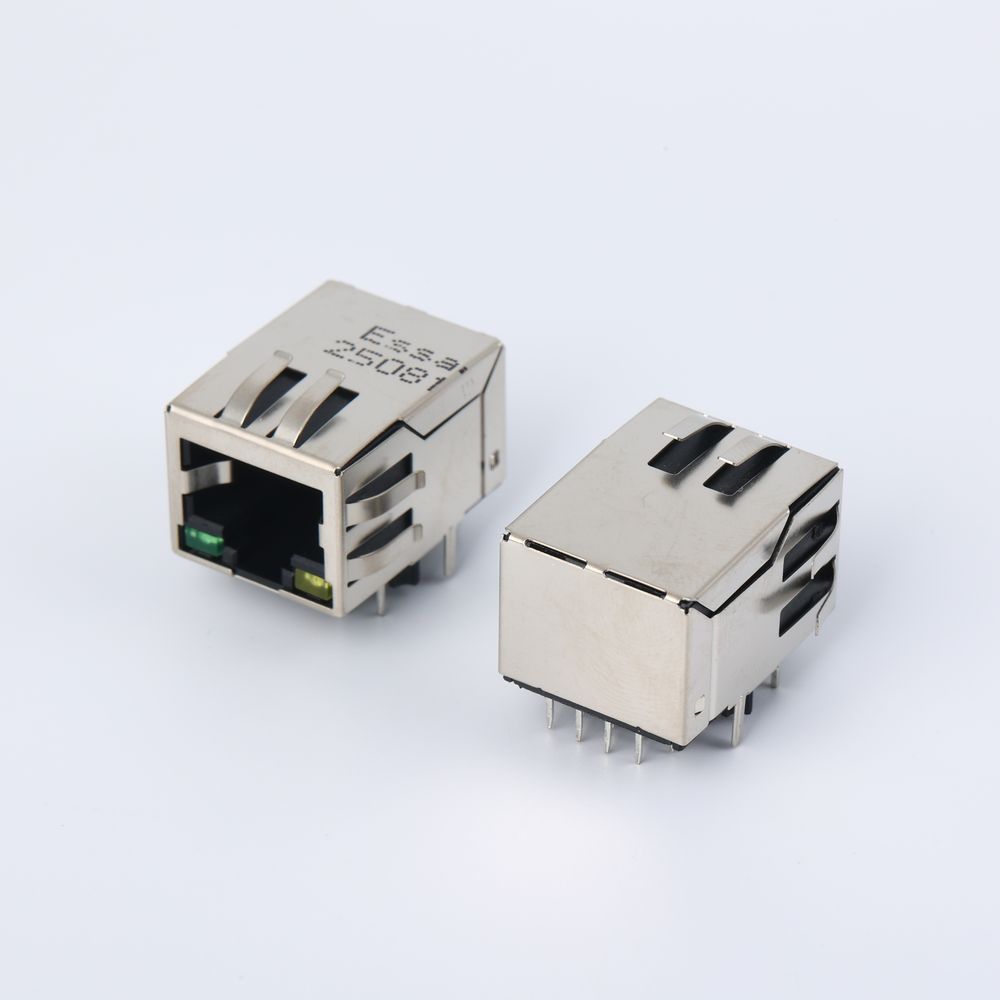 1x1 bağlantı noktası RJ45 jak modülü