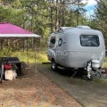 trailer de acampamento offroad de placa de aço para campista