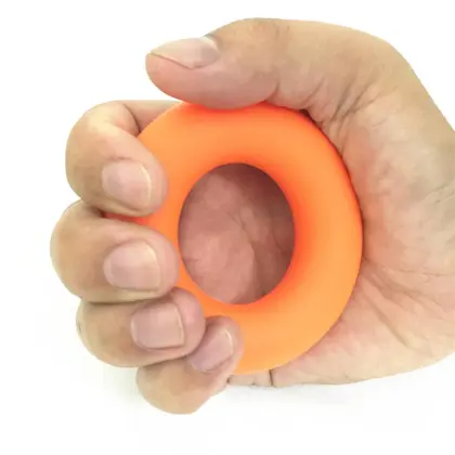 Silicone Hand Grip Exerciser for Finger Strength Training