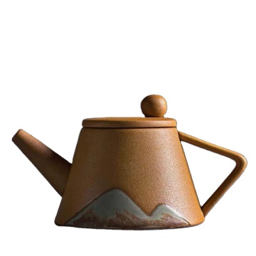 TEAPOT DE PORCELAINE DE 145 ml en gros avec peinture de glaçage