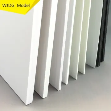DIYモデルの作成と構築プロジェクトのための白い100x200mm PVCシート