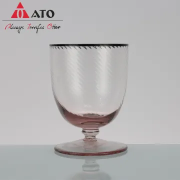ATO Kitchen unbreakable glass short stemmed wine glass