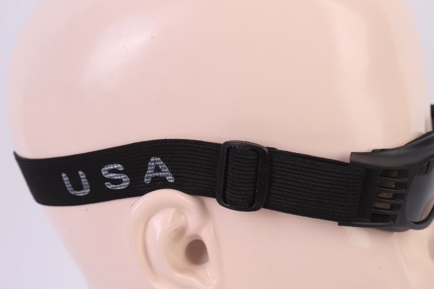 Collapsible elastic band goggles