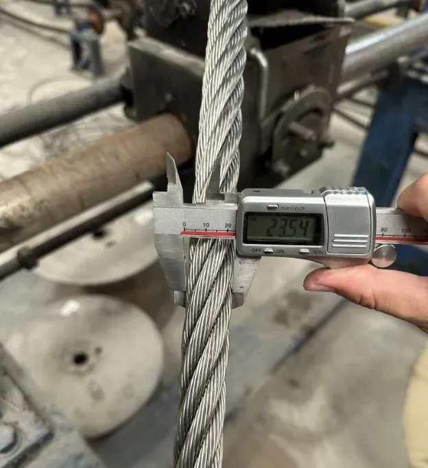Stainless Steel Wire Rope 7x19 - 24mm Diameter