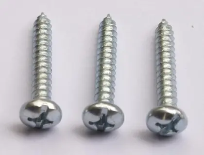 Carbon steel phillips self tapping screws