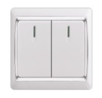 AC86 2 Gang Wall Switch