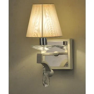 Classical candle white modern indoor designer wall lights uk