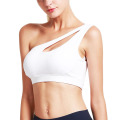 Women exercise top with built in bra