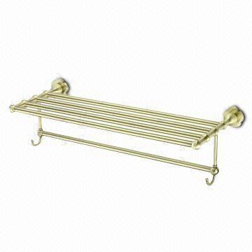 Bath Towel Bar with Stain Nickel Finish, Made of Rustproof Zinc Metal