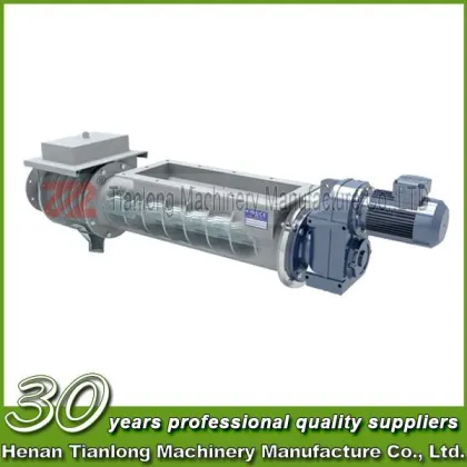 New type high quality screw conveyor garbage disposal machinery