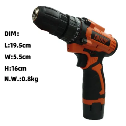 High Durability 20V Cordless Drill with Dual Batteries and Charger - Hilti Magnetic Drill Machine Gift