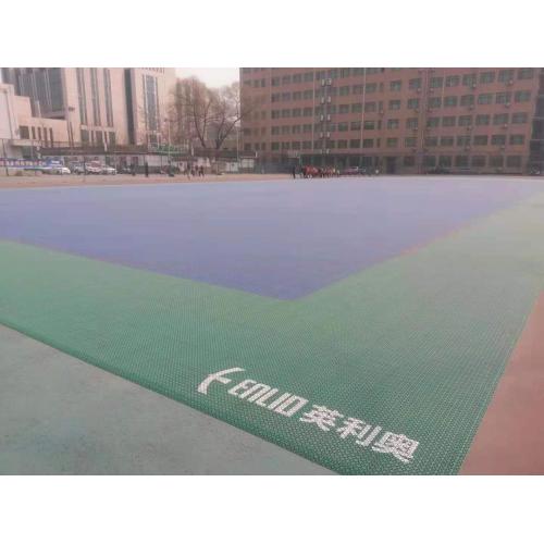 Shock absorption portable squash court sports flooring