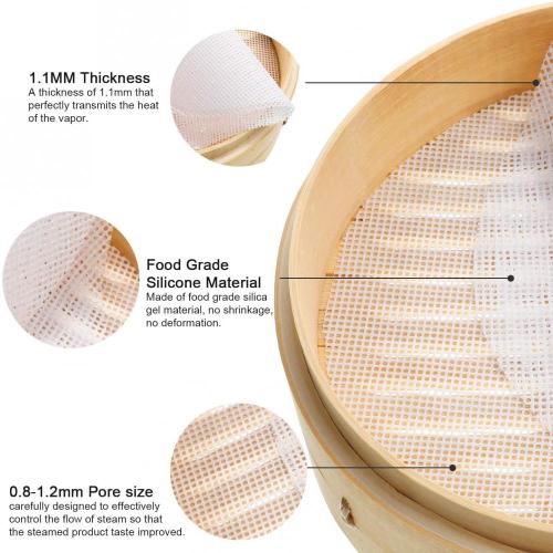 Silicone Baking Mat 6-30 Inch non-stick reusable silicone mesh steam mat Manufactory