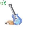 3D Guitar tùy chỉnh Silicone USB Flash Drive Cover