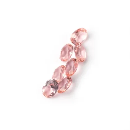 Round Cut Morgan Pink Color Gems Loose Gemstone