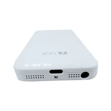 Fashionable External Battery Case for iPhone 5/iOS 7, 2,200mAh CapacityNew