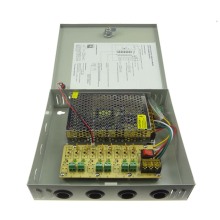 12v 6ch power supply with metal box