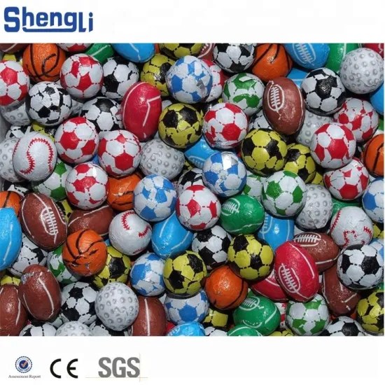 Packing Machine for Round Sphere Shapes like Football, Egg, Peanut, and Chocolate Balls