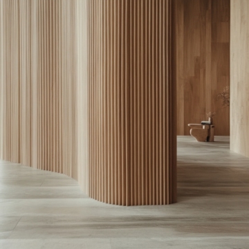 Mdf Flexible Wall Panel High Flexibility Easy Installation for Curved Wall Decoration