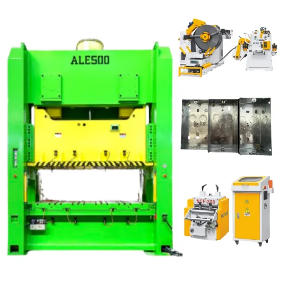 High Volume Stamping Machine for Metal Junction Box Production Lines