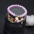 Wave Bracelet Set Mountain Daisy Flower Heart Pearl Waterproof Wax Coated Braided Rope Friendship Bohemian Handmade Bracelet