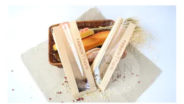 Baguette colored paper bag