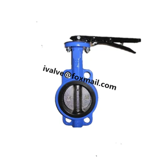 Rubber Seal Wafer Type Butterfly Valve