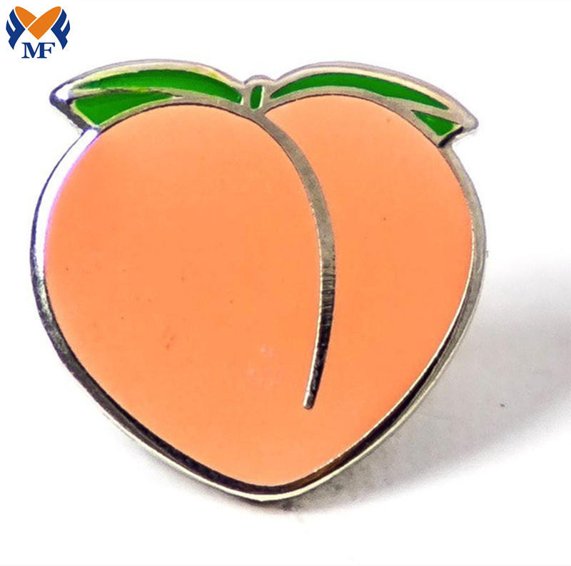 Enamel Peach Pins