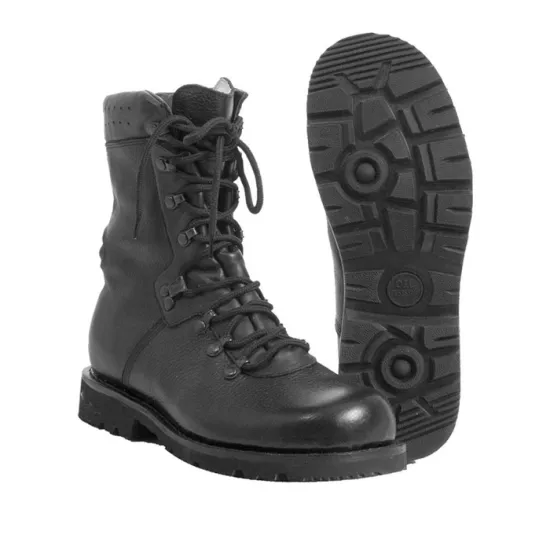 S3 Tactical Waterproof Black High Ankle Oily Leather Boots for Men