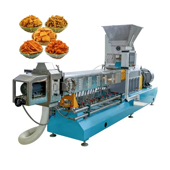 Automatic Stainless Steel Corn Bugles Chips Production Line Machinery