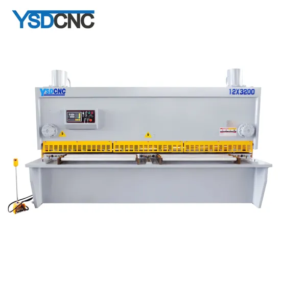 China CNC Hydraulic Automatic Guillotine Shearing Machine with Estun E21S System