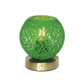 Paper rope shade rechargeable table lamp