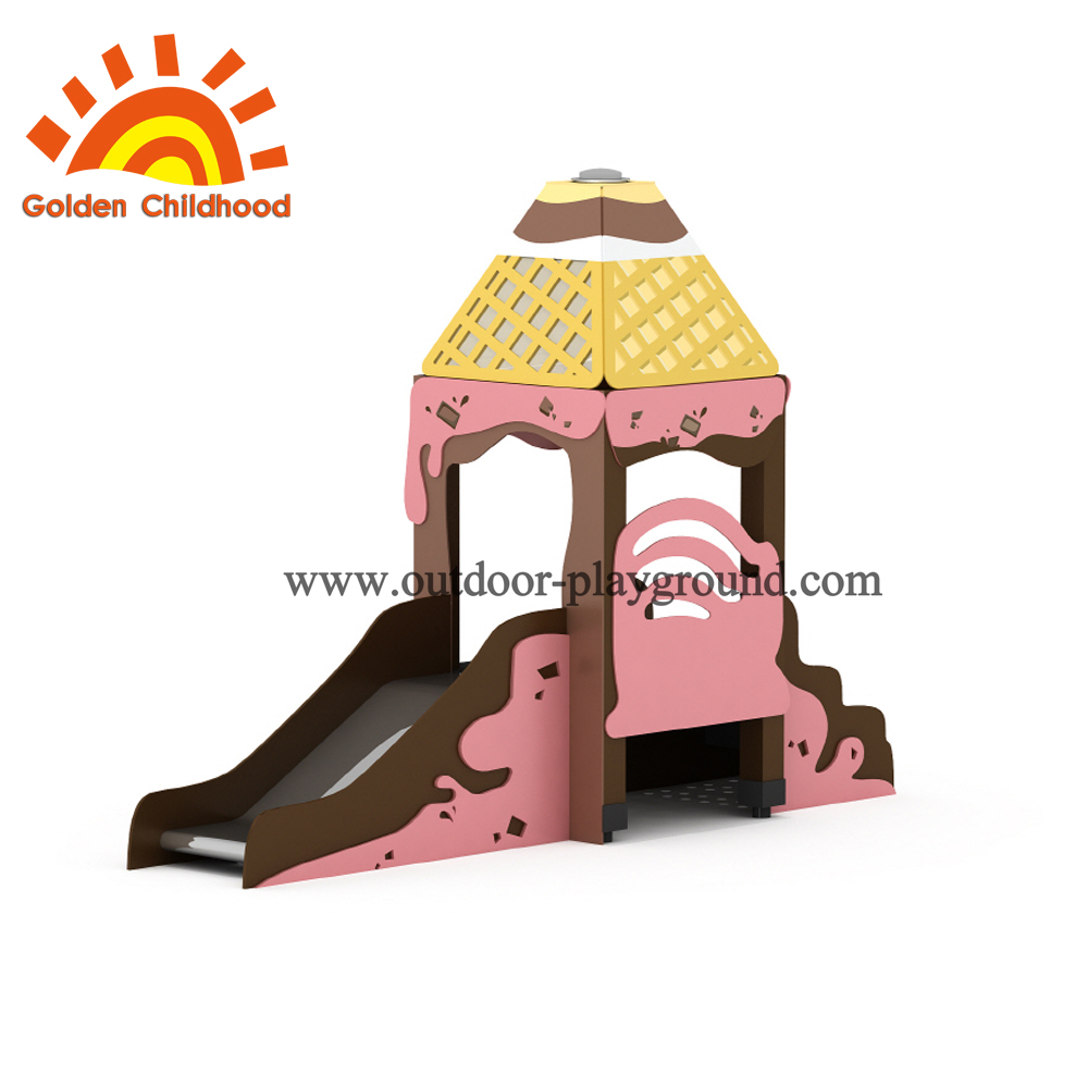 pink outdoor slide 