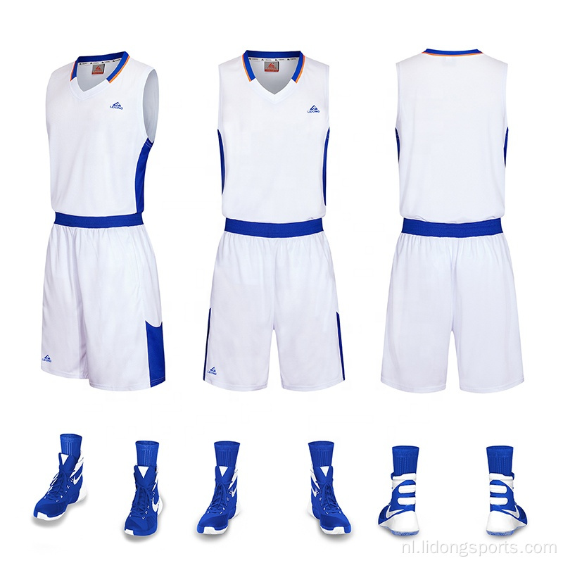 Nieuw design sublimatie basketbal jersey uniform