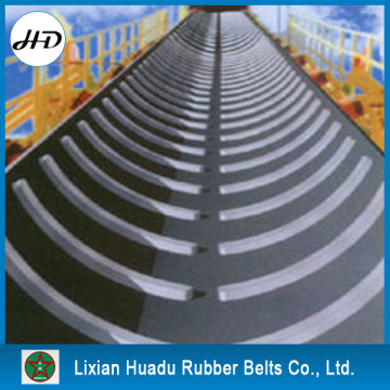 Special pattern chevron rubber transfer belts