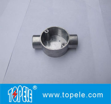 20mm / 25mm Bs4568 / Bs31 Electrical Two Way Circular Angle Aluminum Junction Box, Cable Tray