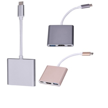 Hub Adapter Connector USB3.1 Type C to 3 Ports USB3.0 Female +1*USB3.1 Type-C Female +HDMI Female
